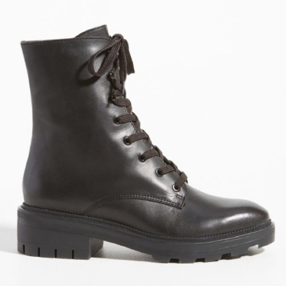 Dolce Vita Lottie lace up Combat boots black size 7
